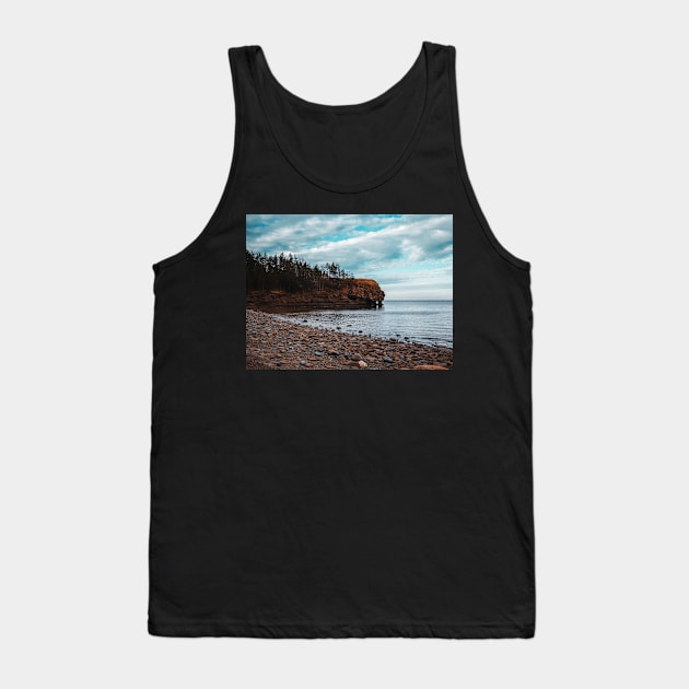 Pokeshaw Rock New-Brunswick, Canada V2 Tank Top by Family journey with God